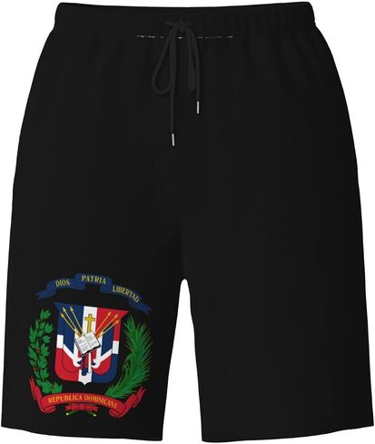 ROHKAO Dominican Republic Swim Trunks Man Quick Drying Swim Suits Mesh Lining with Pockets Board Shorts in Kuwait