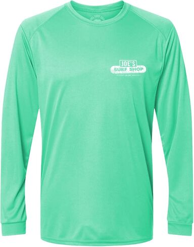 JOES SURF SHOP Men's Vintage Beach UPF 50 Long Sleeve Sun Shirt XS-4XL in Saudi Arabia