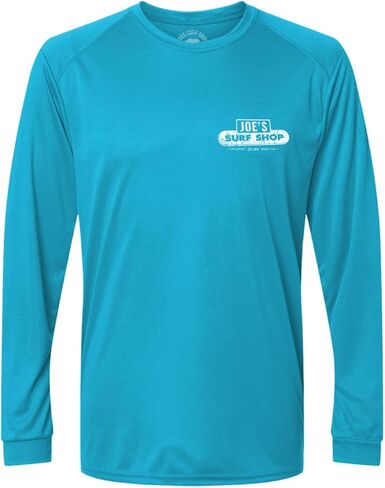 JOES SURF SHOP Men's Vintage Beach UPF 50 Long Sleeve Sun Shirt XS-4XL in Saudi Arabia