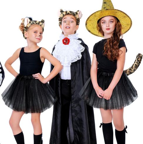 TecUnite 3 قطع زي الهالوين على شكل حيوان توتو آذان عقال ذيل فستان بتصميم حالم طقم أزياء للشباب والكبار في الهالوين التنكرية in Kuwait