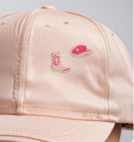 2pcs رعاة البقر قبعة رعاة البقر أحذية البوتس دبوس ، كرتون بالتنقيط قبعة زيت حذاء صفيرة صدر الالكاة ، المجوهرات على الطراز الغربي in Kuwait