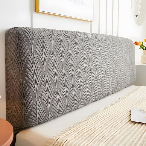 Jokivtou Solid Jacquard Fabric اللوح الأمامي الأغطية المغطاة ، اللوح الأمامي للسرير ، غطاء رأس السرير ، مسند الظهر ، غطاء الأمامي ، غطاء أمامي ، غطاء واقية ، واقية من الغبار الحديثة الحديثة in Kuwait
