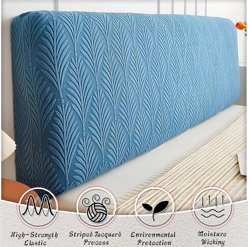 Jokivtou Solid Jacquard Fabric اللوح الأمامي الأغطية المغطاة ، اللوح الأمامي للسرير ، غطاء رأس السرير ، مسند الظهر ، غطاء الأمامي ، غطاء أمامي ، غطاء واقية ، واقية من الغبار الحديثة الحديثة in Saudi Arabia