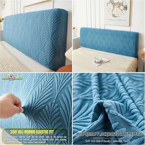 Jokivtou Solid Jacquard Fabric اللوح الأمامي الأغطية المغطاة ، اللوح الأمامي للسرير ، غطاء رأس السرير ، مسند الظهر ، غطاء الأمامي ، غطاء أمامي ، غطاء واقية ، واقية من الغبار الحديثة الحديثة in Saudi Arabia