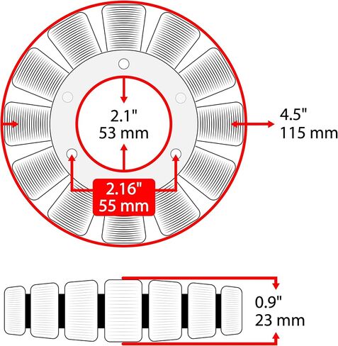 Caltric Stator Compatible With Yamaha Atv 5Nf-81410-00-00 5Fu-81410-00-00 in Saudi Arabia