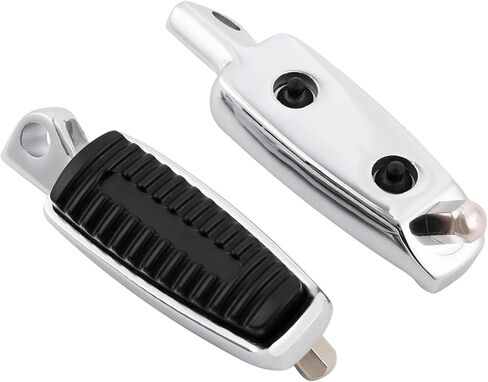 Green-L Motorcycle Footpeg with Wear Peg Fit for Harley Sportster Iron XL883 XL1200 Nightster VRSC V Rod (Black) in Saudi Arabia