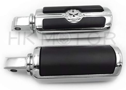 HONGK- Spike Bamboo Footpeg Compatible with all passenger Victory 8-Ball (Front/Rear) chrome [B07PZKMJQW] in Kuwait