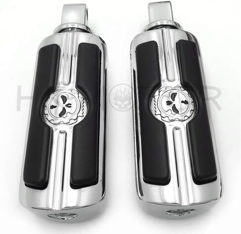 HONGK- Spike Bamboo Footpeg Compatible with all passenger Victory 8-Ball (Front/Rear) chrome [B07PZKMJQW] in Kuwait
