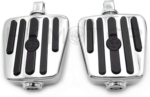 HONGK- Spike Bamboo Footpeg Compatible with all passenger Victory 8-Ball (Front/Rear) chrome [B07PZKMJQW] in Kuwait