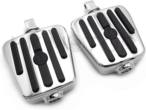HONGK- Spike Bamboo Footpeg Compatible with all passenger Victory 8-Ball (Front/Rear) chrome [B07PZKMJQW] in Kuwait