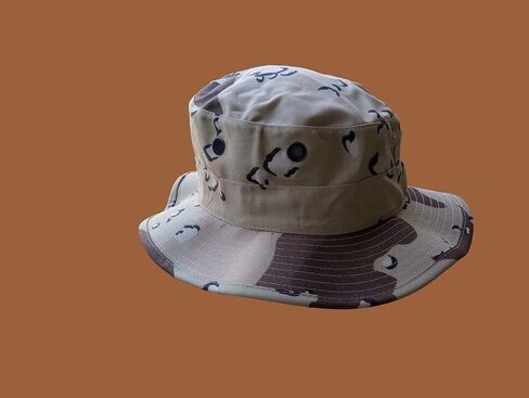 U.S Military Issue Desert Boonie Hat Type II Sun Hot Weather Gulf War USA Made in Saudi Arabia