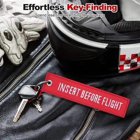 Premium Motorcycle Keychain - Durable Embroidered Key Tag for Riders of Cars, ATV, Dirt Bikes, Scooter & More in Kuwait