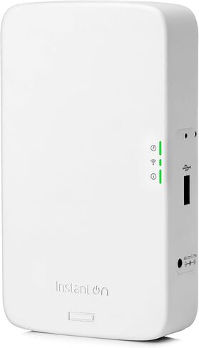نقطة وصول فورية للشبكات من HPE AP11D 2x2 WiFi 5 نقطة وصول لاسلكية داخلية مع وصلة علوية و3 منافذ محلية | مصدر الطاقة متضمن | الموديل الأمريكي (R3J25A) in Kuwait
