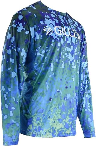 Gillz Men Long Sleeve Waterman Series UV Fishing Shirt - UV Protection | خفيفة الوزن وتنفس | رطوبة الفتل in Kuwait