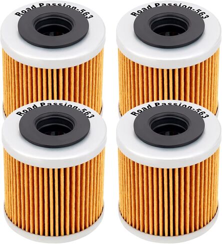 Road Passion High Performance Oil Filter for TE510/TE450 2008-2010 / TE630 2011 / TXC250 2008-2009(pack of 4) in Saudi Arabia