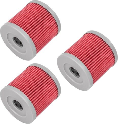 Caltric 3 Pack Oil Filter Compatible with Suzuki Ltr450 Lt-R450 Lt-R450Z Quad Racer 2006 2007 2008 2009 in Saudi Arabia