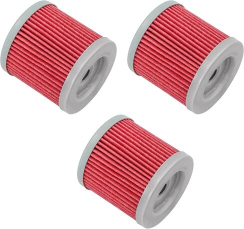 Caltric 3 Pack Oil Filter Compatible with Suzuki Ltr450 Lt-R450 Lt-R450Z Quad Racer 2006 2007 2008 2009 in Saudi Arabia