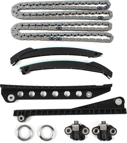 CNS Timing Chain Kit W/Updated Tensioners Compatible/Replacement for 2004-08 FORD/LINCOLN 5.4L SOHC V8 (24-Valve), TRITON (3-Valve) Engine ONLY in Saudi Arabia