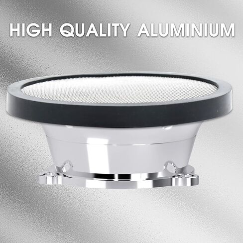 Aluminum Air Filter Velocity Stack for CV40 Carburetor Harly Davidson Dyna/Sportster 883 1200 /Heritage Softail/Electra Glide/Fatboy/Night Train (Silver) in Kuwait