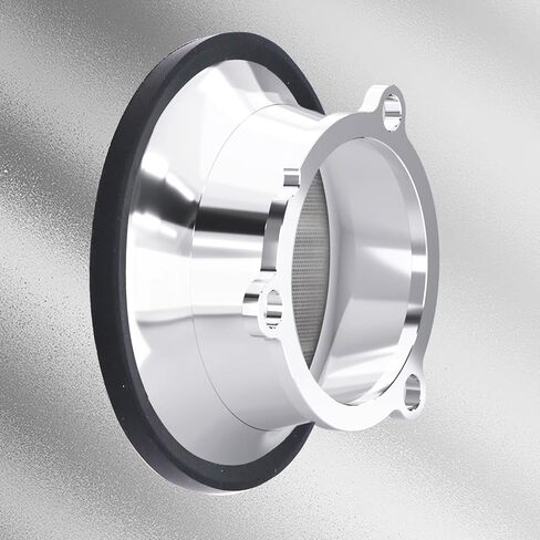 Aluminum Air Filter Velocity Stack for CV40 Carburetor Harly Davidson Dyna/Sportster 883 1200 /Heritage Softail/Electra Glide/Fatboy/Night Train (Silver) in Kuwait