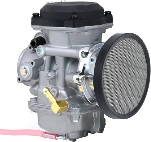 Aluminum Air Filter Velocity Stack for CV40 Carburetor Harly Davidson Dyna/Sportster 883 1200 /Heritage Softail/Electra Glide/Fatboy/Night Train (Silver) in Kuwait