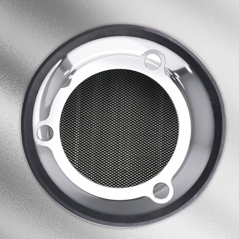 Aluminum Air Filter Velocity Stack for CV40 Carburetor Harly Davidson Dyna/Sportster 883 1200 /Heritage Softail/Electra Glide/Fatboy/Night Train (Silver) in Kuwait