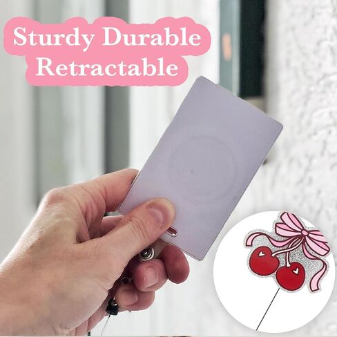 Funny Nurse Badge Reel for ID Card Preppy Teacher Badge Reels Retractable Gifts for Nurse Teacher NP RN LPN CNA Medical Worker Accessories for Work in Saudi Arabia