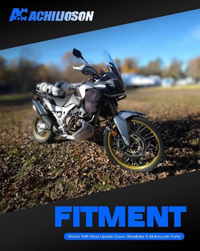 Universal Motorcycle Fork Spring Compressor Tool Kit Compatible with Most Upside Down Streetbike & Motorcycle Forks in Kuwait