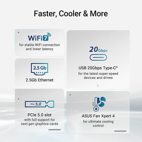 ASUS PRIME Z890-P WIFI Z890 LGA 1851 ATX motherboard, Intel® Core™ Ultra Series 2 Ready, Advanced AI PC-ready, 14+1+1+2 power stage, DDR5, PCIe® 5.0, Thunderbolt™ 4 USB Type-C®, 4x M.2, Wi-Fi 7, 2.5Gb in Saudi Arabia