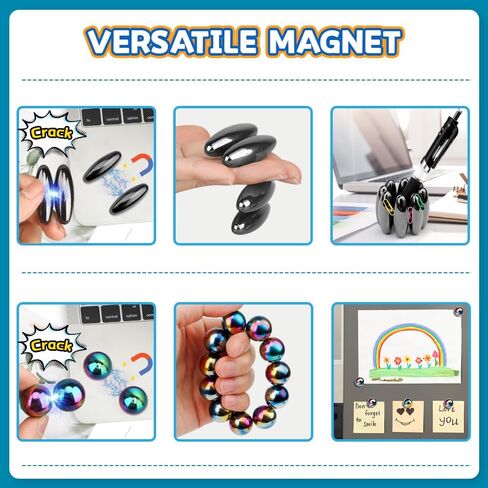 Dilabnba 9pcs تململ ألعاب كبيرة للبالغين المراهقين ، والألعاب الحسية مع Figette Spinner Cube Magnetic Stones Pad ، و Easter Goody Bag Fividers Higds ، و Cool Gadget Office Desk Toys in Kuwait
