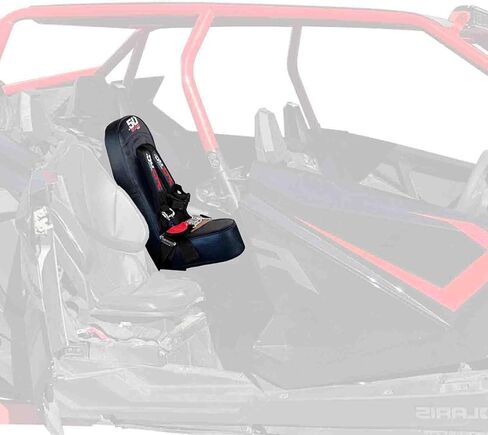 50 Caliber Racing Black Pro XP مقعد مع أشرطة تسخير 2 بوصة 2 بوصة للسيارات والشاحنات والسيارات UTV و OFF على الطرق [6002] in Kuwait