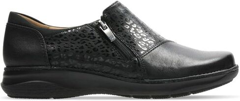 Clarks New Women's Appley Zip Black Leather 6 in Saudi Arabia
