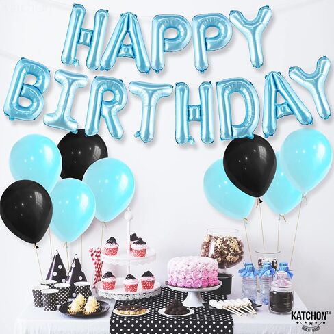 KatchOn, Green Happy Birthday Balloon Banner - 16 Inch | Green Mylar Foil Balloon For Happy Birthday Decorations | Birthday Sign Banner For Birthday Party Decorations in Saudi Arabia