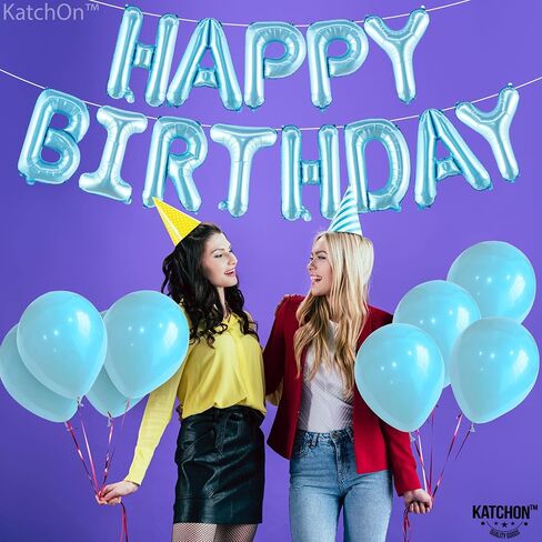 KatchOn, Green Happy Birthday Balloon Banner - 16 Inch | Green Mylar Foil Balloon For Happy Birthday Decorations | Birthday Sign Banner For Birthday Party Decorations in Saudi Arabia