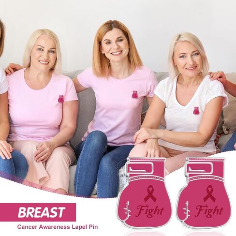 Ecally 50 Pcs Breast Cancer Awareness Pins Pink Ribbon Dove Pins Fight Breast Cancer Awareness Pins for Charity Public Recognition Survivor Campaign in Kuwait