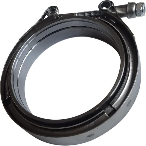 4 Inch 4" V Band Clamp 304 Stainless Steel Turbo Exhaust Down pipes Flange Kit, Racing Ford Pickup Truck Exchange Exhaust Accessories in Saudi Arabia