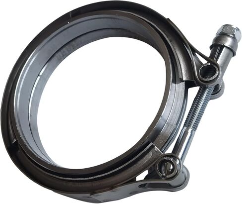 4 Inch 4" V Band Clamp 304 Stainless Steel Turbo Exhaust Down pipes Flange Kit, Racing Ford Pickup Truck Exchange Exhaust Accessories in Saudi Arabia