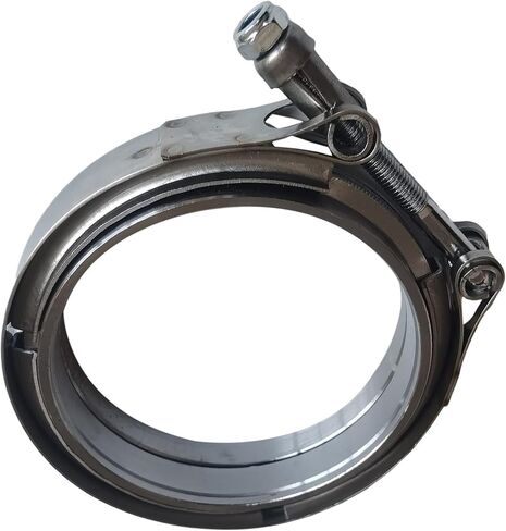 4 Inch 4" V Band Clamp 304 Stainless Steel Turbo Exhaust Down pipes Flange Kit, Racing Ford Pickup Truck Exchange Exhaust Accessories in Saudi Arabia