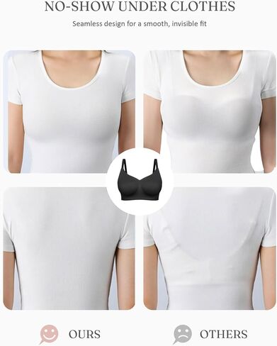 FeelinGirl Bras for Women Comfy Seamless Wireless Bralettes in Saudi Arabia