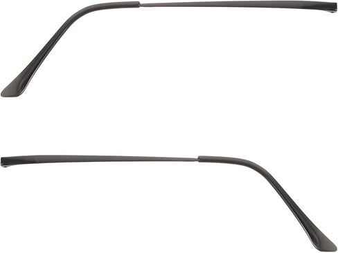 NOLITOY Metal Glasses Replacement Temple, Eyeglass Arms Legs Replacement, Universal Eyeglasses Arms Legs, DIY Temples for Glasses Sunglasses(1 Pair, Black) in Saudi Arabia