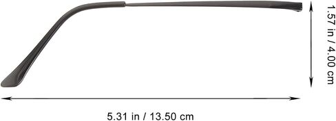 NOLITOY Metal Glasses Replacement Temple, Eyeglass Arms Legs Replacement, Universal Eyeglasses Arms Legs, DIY Temples for Glasses Sunglasses(1 Pair, Black) in Saudi Arabia