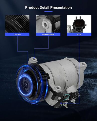 ECCPP A/C Compressor with Clutch 2007-2011 Fit for Jeep Wrangler 3.8L AC Compressor in Saudi Arabia
