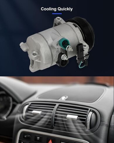 ECCPP A/C Compressor with Clutch 2007-2011 Fit for Jeep Wrangler 3.8L AC Compressor in Saudi Arabia