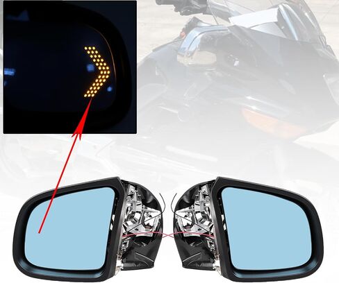 1 pair Motorcycle Rearview Side Mirror For BMW K1200 /K1200M/ K1200LT 1999-2008,Chrome in Saudi Arabia