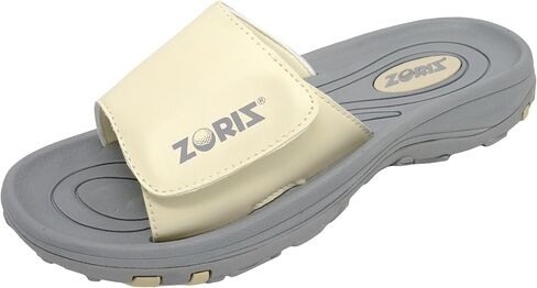 ZORIZ Golf Slides for Men and Women, Sports Slip On Sandals With Removable Spikes, Golf Footwear With Deeper Heel Cup and Higher Sidewalls for Secure Comfort in Saudi Arabia