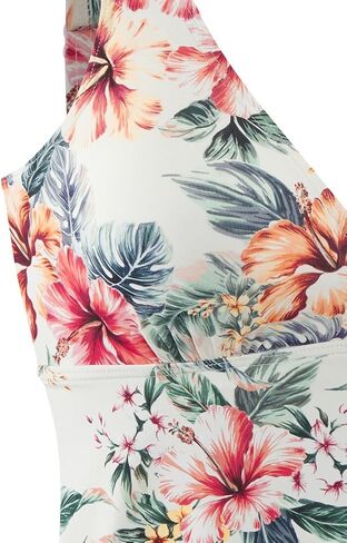 LASCANA Women's Tropical Print Underwire Tankini Swimsuit Top in Saudi Arabia