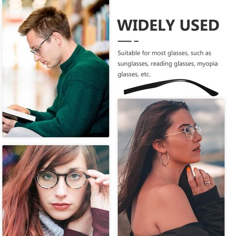 Mobestech 1pair نظارات eyeglasses arm arme rem kit خفيفة الوزن غير المنزلق الساقين متوافقة مع النظارات الشمسية إكسسوارات معبد النظارات المريحة in Kuwait