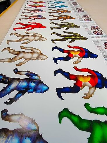 Decals by Haley Brown 12-inch Sasquatch Bigfoot Sticker - Decal Sticker for Car, Truck, Bumper - 3M Vinyl Decal for Vehicle, Indoor/Outdoor Use Sticker, Patriotic Yeti Design in Saudi Arabia