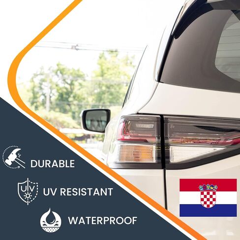 Magnet Me Up كرواتيا العلم الكرواتي ملصق المغناطيس ، 4 × 6 بوصات ، مغناطيس السيارات الثقيلة للسيارات ، سيارات الدفع الرباعي ، العصي إلى أي سطح مغناطيسي ، عنصر ثقافي ، إظهار فخر لبلدك ، مصنوع في الولايات المتحدة الأمريكية in Saudi Arabia