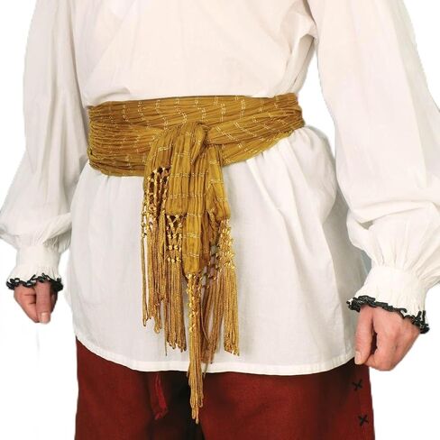 Limited Pirate or Gypsy Costume Accessory: Stylish Tasseled Sash for Men and Women in Kuwait